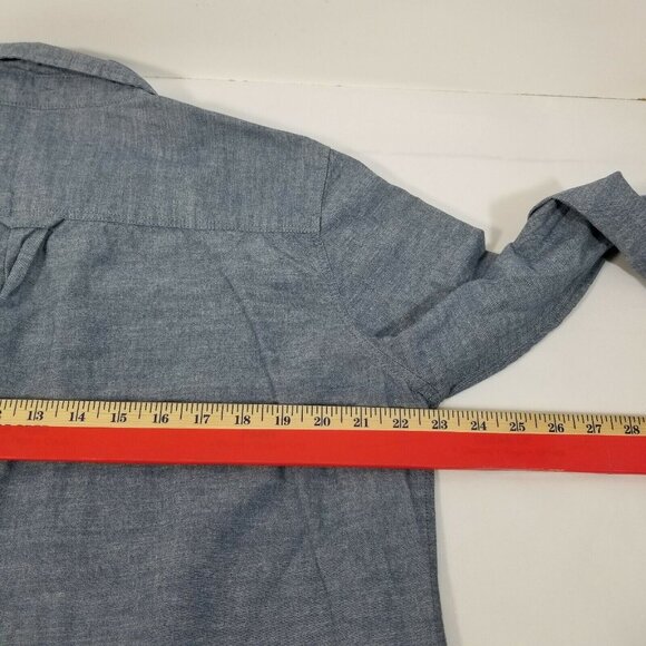 Alexander Jordan Men's Button Down Shirt Long Sleeves Solid Gray Size XL - Picture 7 of 9